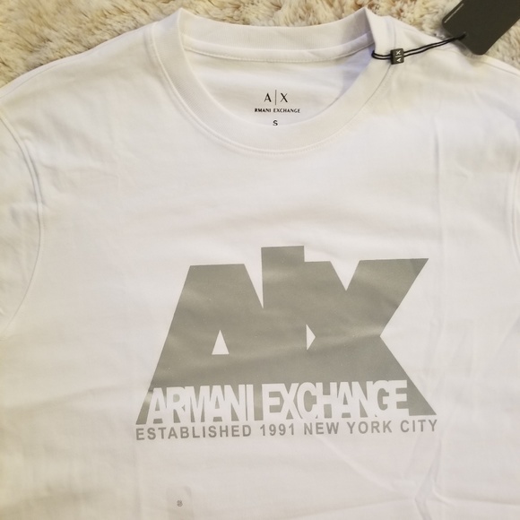 armani reflective t shirt